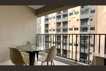 Studio para alugar com 34m², 1 quarto e sem vagaVaranda