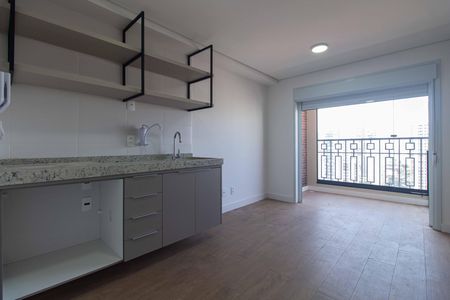 Cozinha e sala de kitnet/studio para alugar com 1 quarto, 30m² em Vila Dom Pedro I, São Paulo