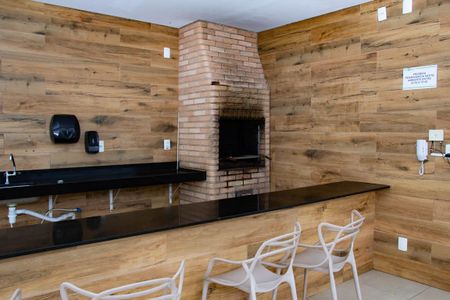 Apartamento à venda com 44m², 2 quartos e 1 vagaCHURRASQUEIRA