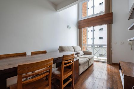 Sala/Cozinha de apartamento para alugar com 1 quarto, 44m² em Paraíso, São Paulo
