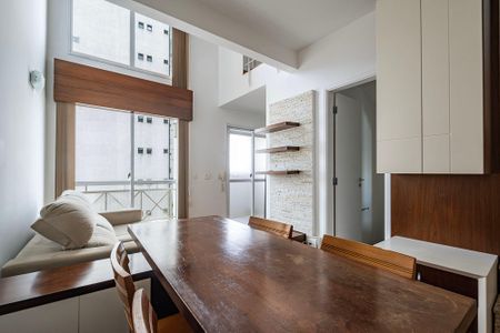 Sala/Cozinha de apartamento para alugar com 1 quarto, 44m² em Paraíso, São Paulo