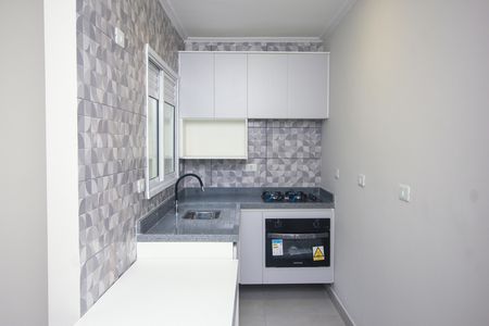Cozinha de apartamento à venda com 1 quarto, 75m² em Parque das Nações, Santo André