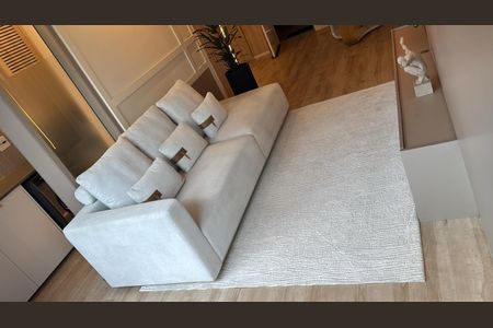 Sala de apartamento à venda com 1 quarto, 70m² em Residencial Zero (Tambore), Barueri