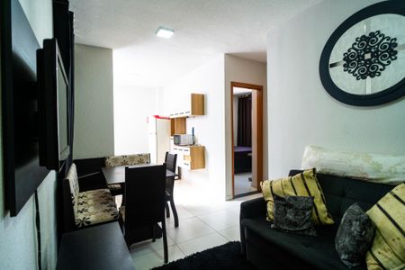 Sala de apartamento para alugar com 2 quartos, 50m² em Éden, Sorocaba
