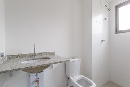 Apartamento para alugar com 32m², 1 quarto e sem vaga Apartamento para alugar com 32m², 1 quarto e sem vagaBanheiro da Suíte