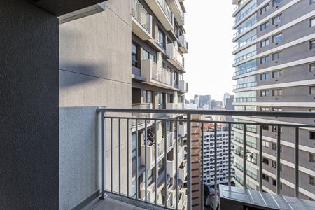 Apartamento para alugar com 28m², 1 quarto e sem vagaVaranda
