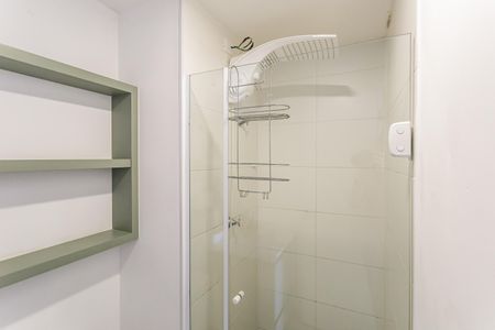 Apartamento para alugar com 28m², 1 quarto e sem vagaBanheiro da Suíte