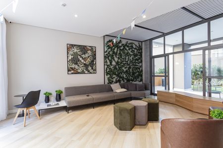 Apartamento para alugar com 28m², 1 quarto e sem vagaÁrea comum - Salão de festas