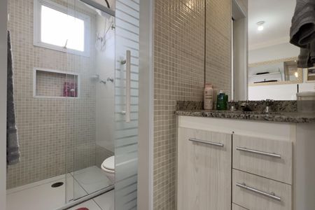 Apartamento para alugar com 58m², 2 quartos e 1 vaga Apartamento para alugar com 58m², 2 quartos e 1 vagaBanheiro da Suíte