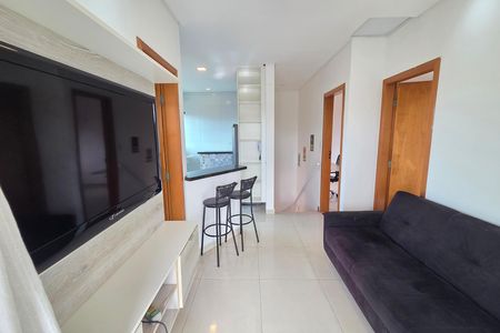 Casa de condomínio para alugar com 61m², 2 quartos e 1 vagaSala