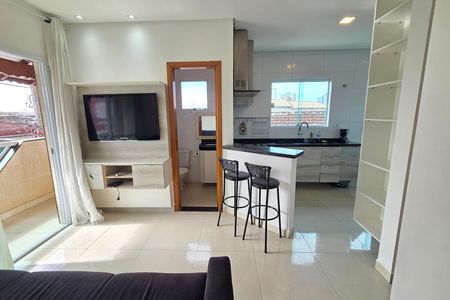 Casa de condomínio para alugar com 61m², 2 quartos e 1 vagaSala