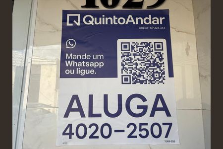 Studio para alugar com 29m², 1 quarto e sem vaga Studio para alugar com 29m², 1 quarto e sem vagaPlaca instalada