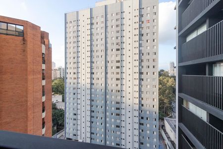 Studio para alugar com 25m², 1 quarto e sem vaga Studio para alugar com 25m², 1 quarto e sem vagaVista da Varanda