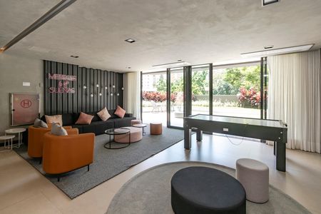 Studio para alugar com 25m², 1 quarto e sem vaga Studio para alugar com 25m², 1 quarto e sem vagaSalão de Jogos