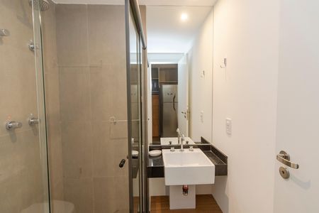 Studio para alugar com 25m², 1 quarto e sem vaga Studio para alugar com 25m², 1 quarto e sem vagaBanheiro