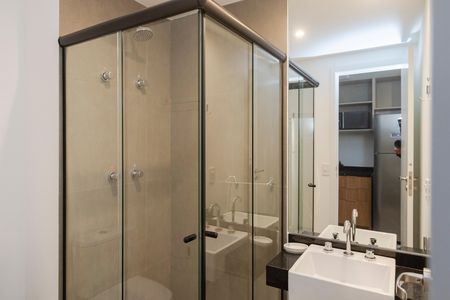 Studio para alugar com 25m², 1 quarto e sem vaga Studio para alugar com 25m², 1 quarto e sem vagaBanheiroBanheiro