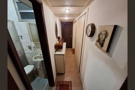 Hall de entrada de apartamento à venda com 1 quarto, 41m² em Flamengo, Rio de Janeiro