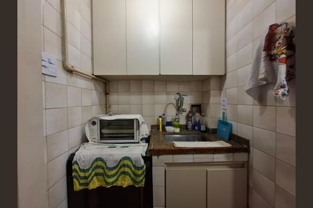Cozinha  de apartamento à venda com 1 quarto, 41m² em Flamengo, Rio de Janeiro