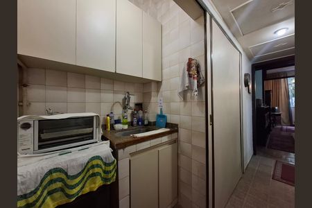 Cozinha  de apartamento à venda com 1 quarto, 41m² em Flamengo, Rio de Janeiro