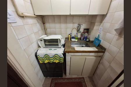 Cozinha  de apartamento à venda com 1 quarto, 41m² em Flamengo, Rio de Janeiro