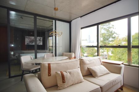 Sala de apartamento para alugar com 1 quarto, 69m² em Petrópolis, Porto Alegre