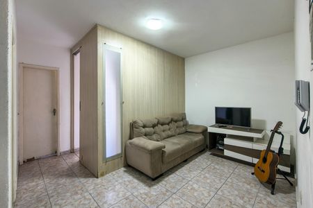 Sala de apartamento para alugar com 1 quarto, 52m² em Canto do Forte, Praia Grande