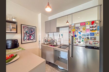 Cozinha de apartamento à venda com 1 quarto, 51m² em Barra Funda, São Paulo