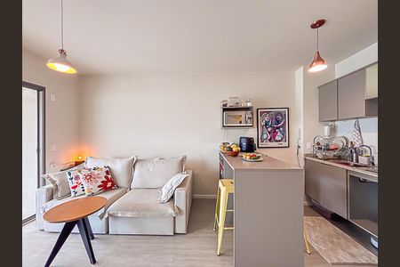 Sala de apartamento à venda com 1 quarto, 51m² em Barra Funda, São Paulo