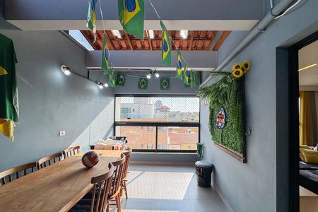 Área gourmet de apartamento à venda com 3 quartos, 127m² em Paulicéia, São Bernardo do Campo