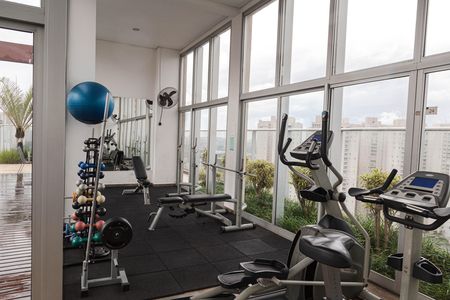 Apartamento para alugar com 39m², 1 quarto e 1 vaga Apartamento para alugar com 39m², 1 quarto e 1 vagaÁrea comum - Academia