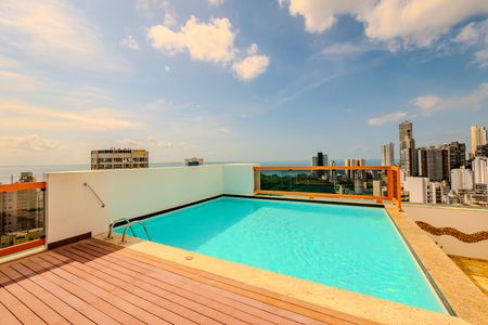 Apartamento para alugar com 36m², 1 quarto e 1 vaga Apartamento para alugar com 36m², 1 quarto e 1 vagaÁrea comum - Piscina
