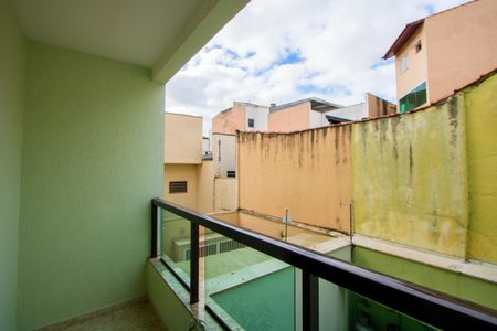 Varanda do quarto 1 de apartamento à venda com 2 quartos, 68m² em Vila Pires, Santo André