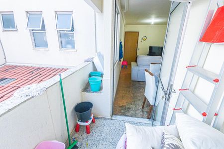 Varanda de apartamento à venda com 2 quartos, 56m² em Itamarati, Belo Horizonte