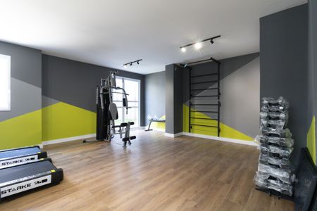 Studio para alugar com 18m², 1 quarto e sem vaga Studio para alugar com 18m², 1 quarto e sem vagaAcademia