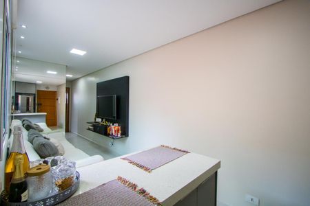 Sala de apartamento à venda com 2 quartos, 100m² em Vila Valparaíso, Santo André