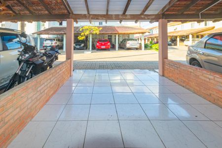 Vista da Sala de casa de condomínio à venda com 2 quartos, 45m² em Rio Branco, Canoas