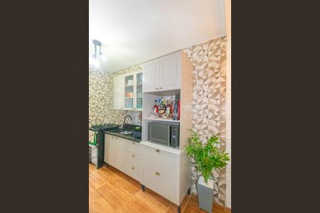 Cozinha de casa de condomínio à venda com 2 quartos, 45m² em Rio Branco, Canoas