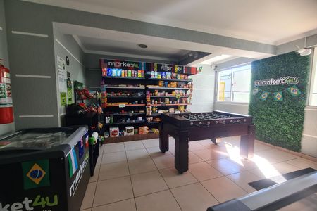 Apartamento para alugar com 44m², 2 quartos e 1 vagaÁrea comum - Mini mercado
