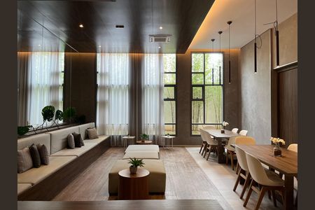 Apartamento à venda com 50m², 1 quarto e 1 vaga Apartamento à venda com 50m², 1 quarto e 1 vagaÁrea comum - Salão de festas