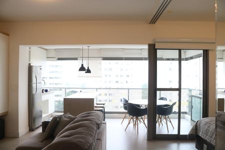 Sala de apartamento à venda com 1 quarto, 50m² em Barra Funda, São Paulo