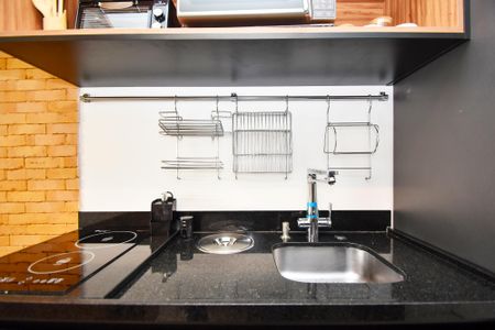 Studio à venda com 27m², 1 quarto e 1 vagacozinha