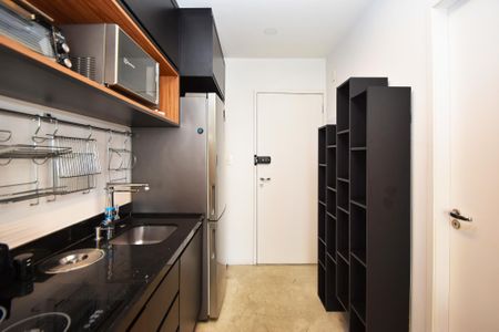 Studio à venda com 27m², 1 quarto e 1 vagacozinha