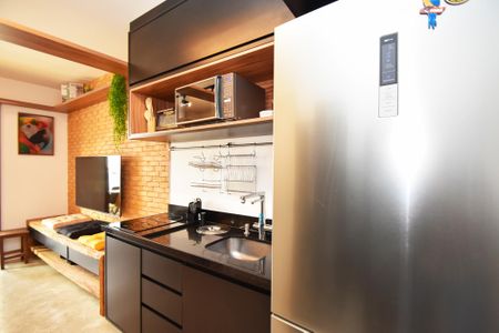 Studio à venda com 27m², 1 quarto e 1 vagacozinha