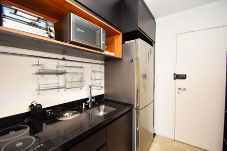 Studio à venda com 27m², 1 quarto e 1 vagacozinha