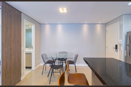 Sala de Jantar de apartamento para alugar com 1 quarto, 54m² em Vila Regente Feijó, São Paulo