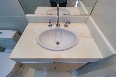 Apartamento para alugar com 54m², 1 quarto e 1 vagaDetalhe - Banheiro