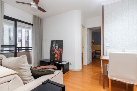 Sala de apartamento para alugar com 2 quartos, 48m² em Cidade Monções, São Paulo