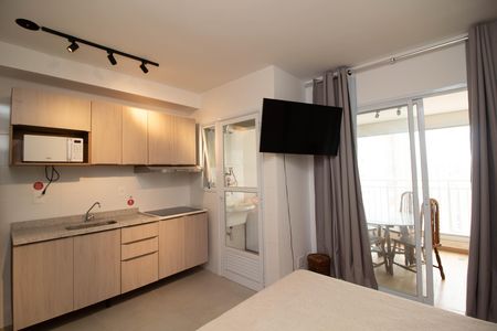 Studio para alugar com 32m², 1 quarto e 1 vaga Studio para alugar com 32m², 1 quarto e 1 vagaQuarto
