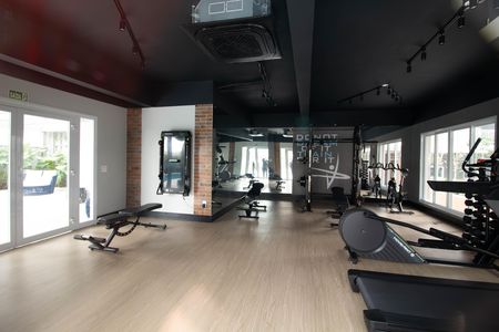 Studio para alugar com 32m², 1 quarto e 1 vaga Studio para alugar com 32m², 1 quarto e 1 vagaAcademia