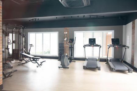 Studio para alugar com 32m², 1 quarto e 1 vaga Studio para alugar com 32m², 1 quarto e 1 vagaAcademia